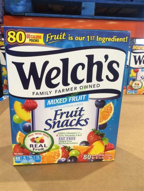 Velch’s Fruit Snacks 80 Count Box Costcochaser