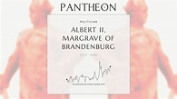 Albert II, Margrave of Brandenburg Biography - Margrave of Brandenburg ...