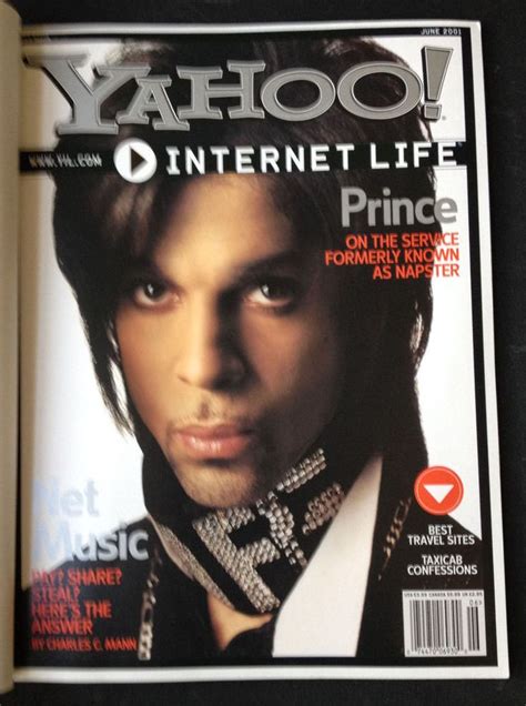 Prince Yahoo Magazine June 2001 Cover Interview Music Internet Life