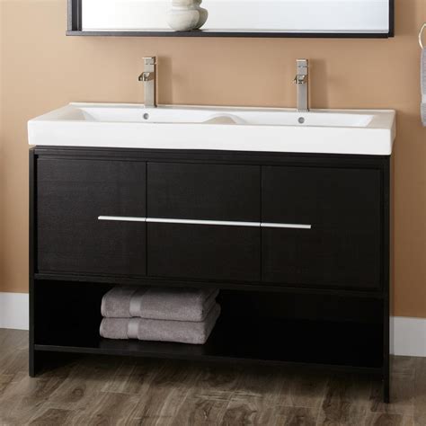 Beautiful Black Bathroom Vanity Portrait Home Sweet Home Modern