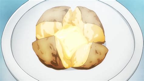 Steamed Butter Potato Isekai Shokudou Episode 5 Food Cafe Food