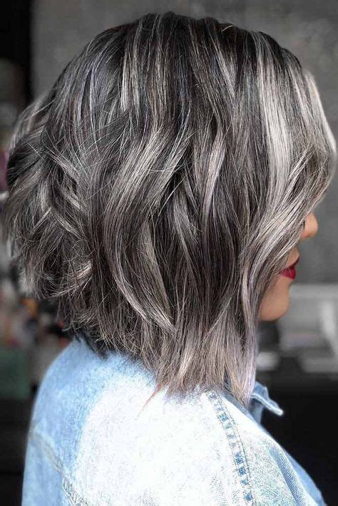 How To Get And Take Care Of The Salt And Pepper Hair Trend Salt Pepper Hair Brown Hair With