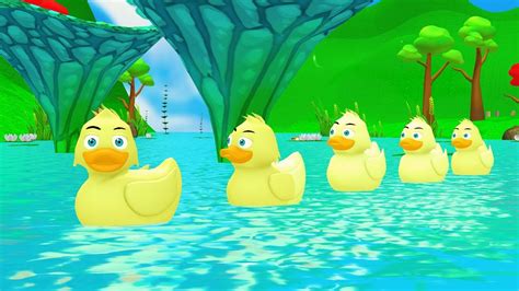 Five Little Ducks Kids Song The Kids Song Youtube
