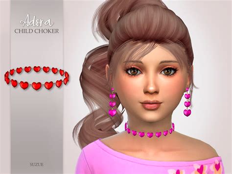 Adora Child Choker By Suzue From Tsr Sims 4 Downloads