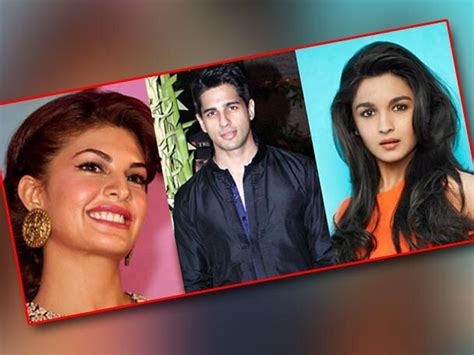 Alia Bhatt And Sidharth Malhotra Have A Huge Fight Over The Actors Closeness To Jacqueline
