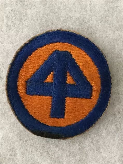 Vintage Military Ww 2 Ww Ii Us Army 44th Infantry Division Patch 499