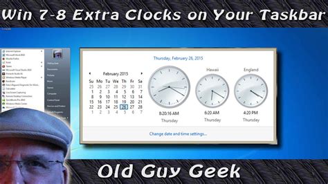 Windows Add Additional Clocks To Your Desktop Youtube