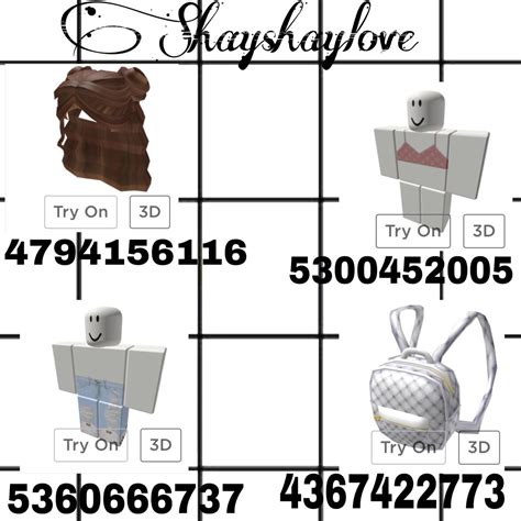Bloxburg Id Codes For Clothes Roblox Girl S Clothing Codes Pt Hot Sex