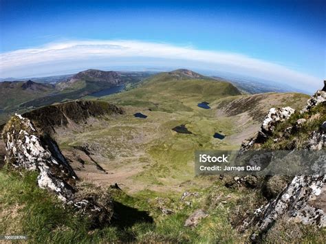 Views From The Peak Of Mount Snowdon Wales Uk Stock Photo Download