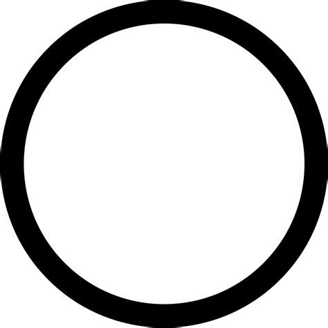 A circle is a shape consisting of all points in a plane that are a given distance from a given point, the centre; Circle Svg Png Icon Free Download (#415768 ...