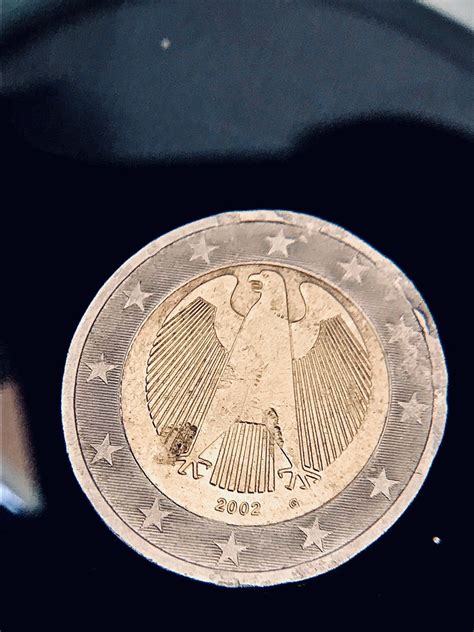 Very Rare 2EUR Coin Germany 2002 Eagle G | Etsy