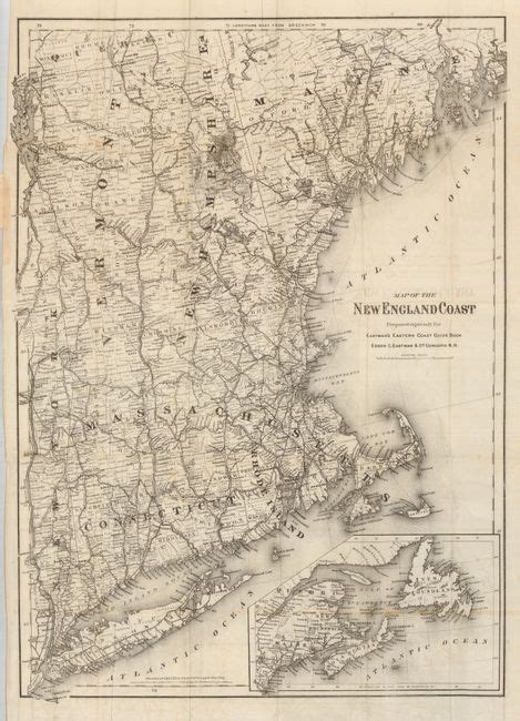 Old World Auctions Auction 127 Lot 192 Map Of The New England