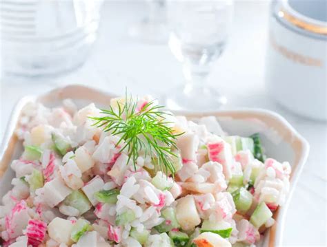 Salade De Riz Au Surimi Et Aux Crevettes Recette De Salade De Riz Au Surimi Et Aux Crevettes