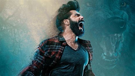 Varun Dhawan Induces Goosebumps As He Howls In New Poster Of Bhediya Bollywood Bubble