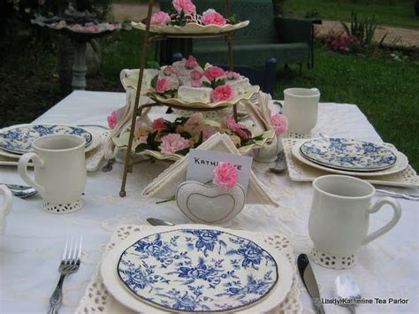 Afternoons Parlor Place Settings Katherine Afternoon Tea Table