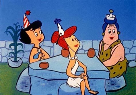 Wilma And Betty Party Time Flintstone Cartoon Vintage Cartoon Cool