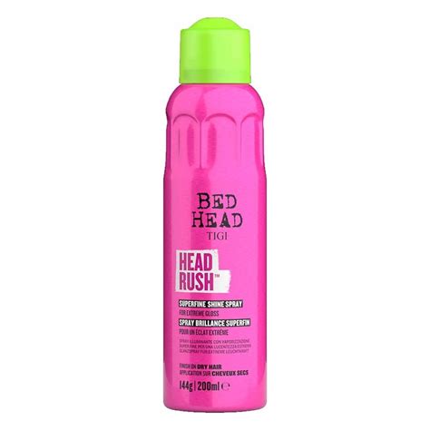 TIGI Bed Head Headrush Shine Spray 200ml Finish Capital Hair Beauty
