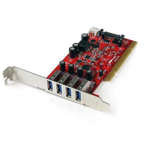 4 Port Pci Superspeed Usb 30 Adapter Card