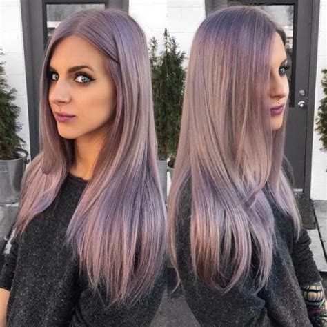 Protective Style Colored Weave Andor Wig Idea Hair Color Pastel Metallic Hair Purple Grey Hair