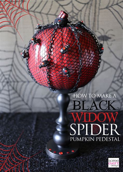 Halloween Dinner Party Table 3 Ways Black Widow Spider Theme