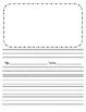 This printable lined paper is available with various line widths, two page orientations, and four paper sizes. Primary Lined Writing paper with doted lines by KristenH | TpT