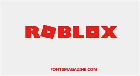 Roblox Font Download Fonts Magazine