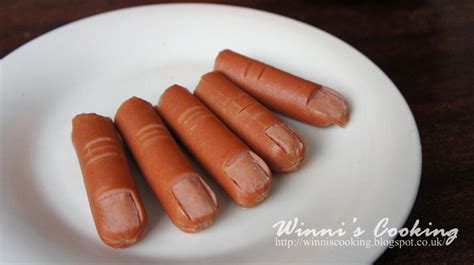 Winnis Cooking 手指香腸 Sausage Fingers