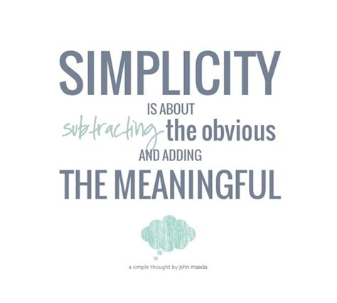 Five Great Quotes On Simplicity Simple Marriage