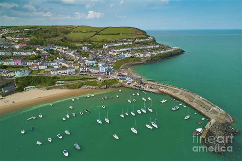New Quay Wales From The Air Photograph By Keith Morris Fine Art America