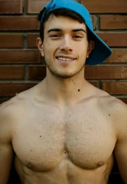 Shirtless Male Cocky Attitude Frat Jock Side Cap Nice Chest Guy Photo 4x6 G1692 4 29 Picclick
