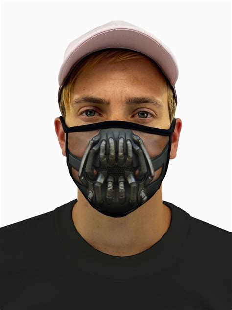 Bane Face Mask Batman Dark Knight Rises Supervillain Mad Etsy The