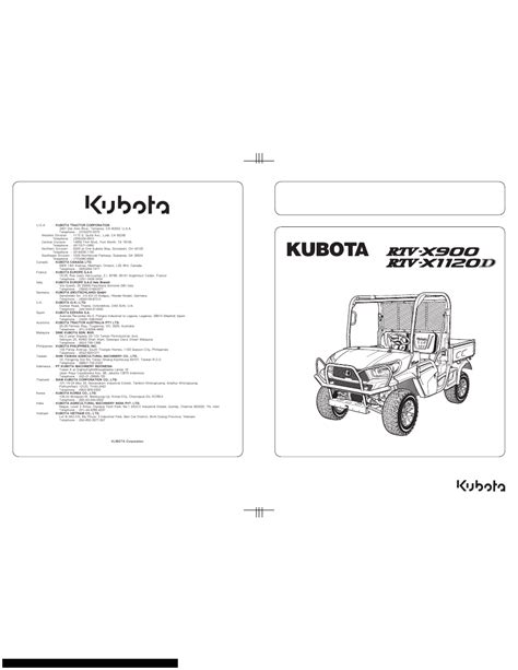 Kubota Rtv 900 Wiring Diagram Pdf