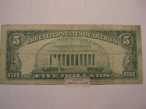 There are 105 red serial number for sale on etsy, and they cost $193.93 on average. 1963 $5 United States Note; Circulated Five Dollars ' Red Ink ' Serial Number - Rare