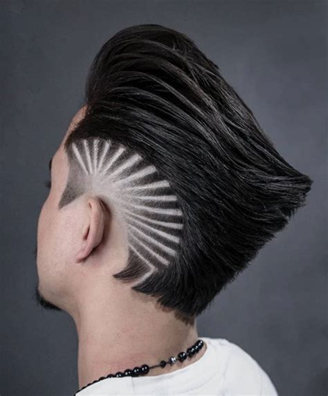 A cork bobbing on the water. 25 Outstanding Ducktail Haircut Variations For Men ...