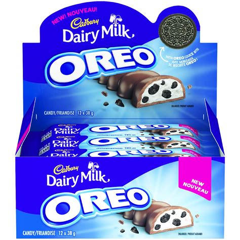 Cadbury Dairy Milk Oreo 38g 12ct Chocolate Bars Imported From