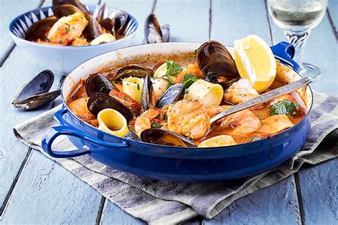 Bouillabaisse Is A Traditional Marseille Seafood Soup