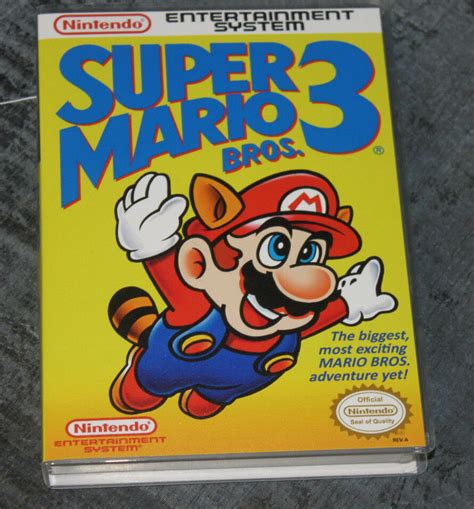 Super Mario Bros 3 Nes Reproduction Art Casebox No Game Ebay