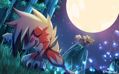 Pokemon Under The Moonlight By R On Deviantart