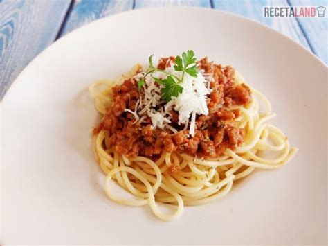 Espaguetis Con Carne Picada Y Tomate F Cil Recetaland