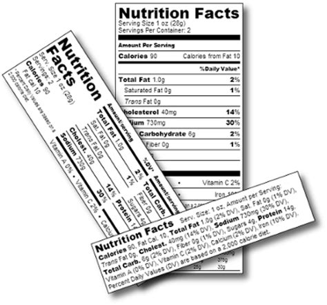 Nutrition facts label vector templates download free vector art. Create & Generate Nutrition Labels | Nutritional Label ...