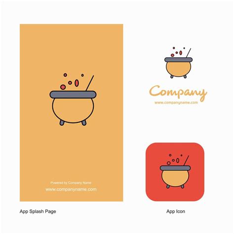 Cooking Pot Company Logo App Icon And Splash Page Design Creative
