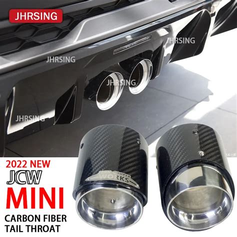 Carbon Fiber Mini Exhaust Tip Muffler Tips Fit For 2022 2 0t John