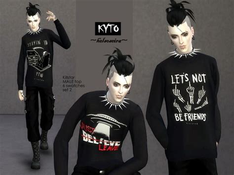 Helsoseiras Kyto Male Top Mesh Needed Steampunk Hairstyles Gothic