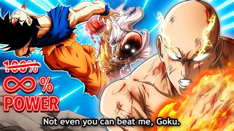Saitama Vs Goku Complete Breakdown How Strong Is Saitamas Full Power