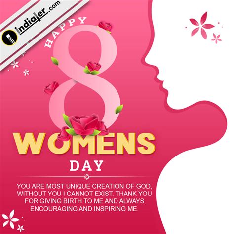 Happy International Womens Day Greetings E Card Psd Indiater