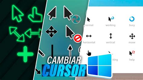 Cambiar Puntero Del Mouse Windows 11 Youtube