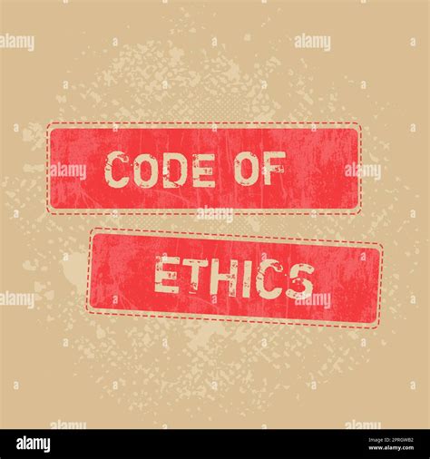 Handwriting Text Code Of Ethics Business Idea Moral Rules Ethical
