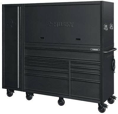 Husky 80 In 10 Drawer Tool Chest And Cabinet Combo Matte Black 3