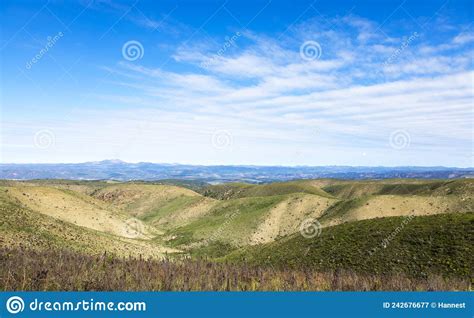 Hills Covered With Green Grass At Baviaanskloof Stock Image Image Of