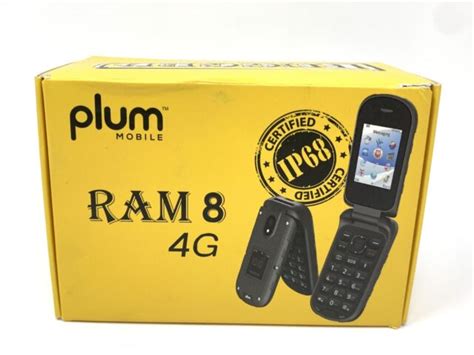 Plum Ram 8 Rugged Flip Phone 4g Unlocked Att Tmobile Metro Straight